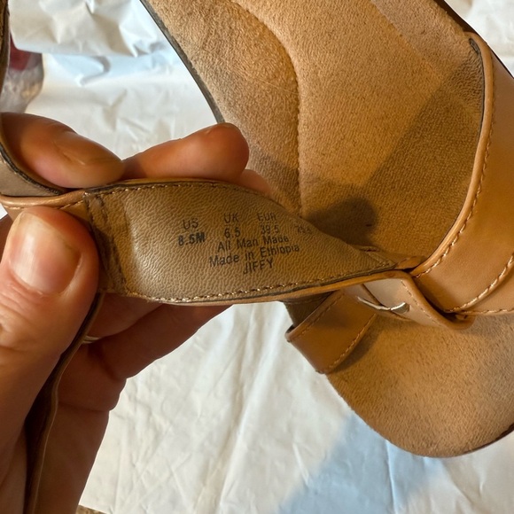 Naturalizer Gladiator Brown Synthetic Women Shoes Size 8.5 - Picture 4 of 5